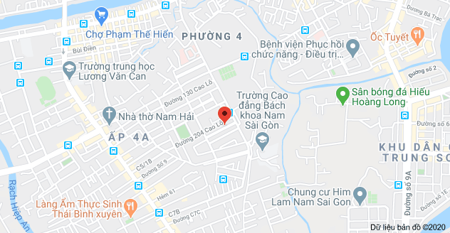 Số 30 Đường 218 Cao Lỗ, Phường 4, Quận 8, TPHCM