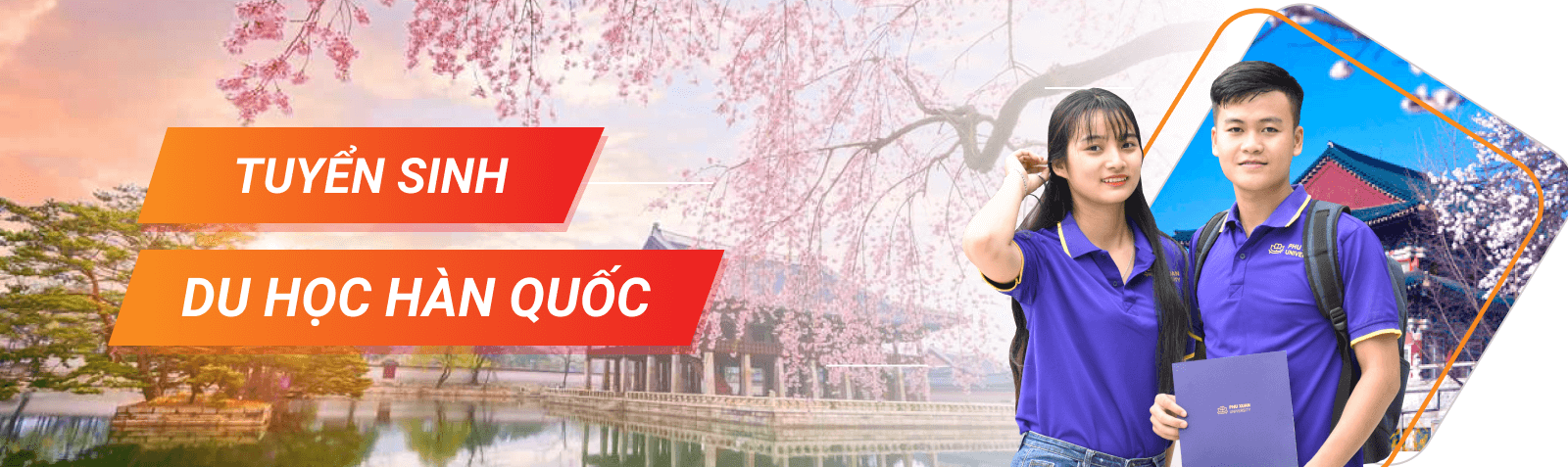 Baner tuyển sinh du học Hàn Quốc